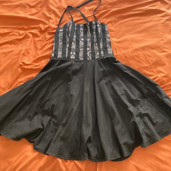 Reversible halter top cotton dress - Picture 4 of 6